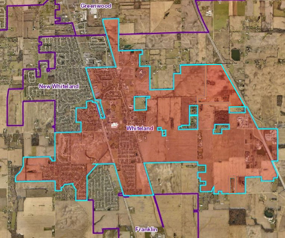 Whiteland Boundaries